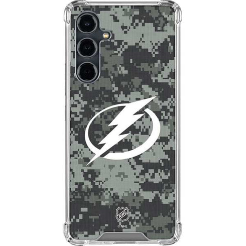 NHL Tampa Bay Lightning Camo Galaxy S23 FE Clear Case