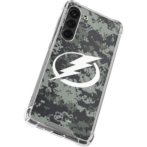 NHL Tampa Bay Lightning Camo Galaxy S23 Plus Clear Case