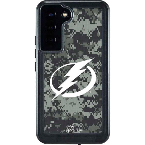 NHL Tampa Bay Lightning Camo Galaxy S23 Plus Waterproof Case