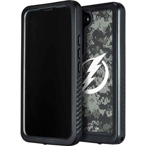 NHL Tampa Bay Lightning Camo Galaxy S23 Plus Waterproof Case
