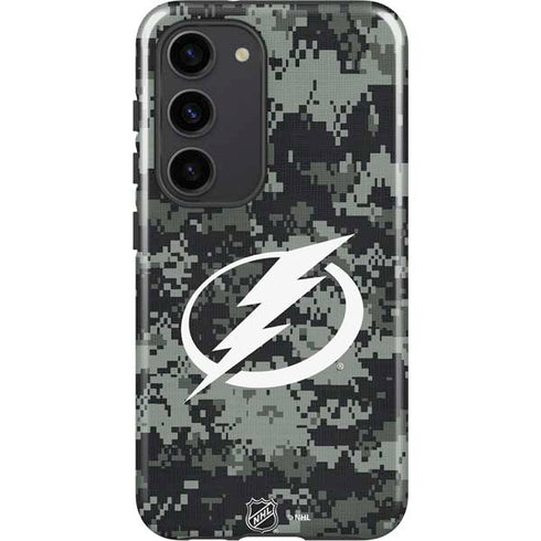 NHL Tampa Bay Lightning Camo Galaxy S23 Pro Case