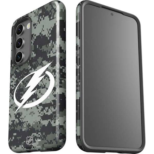NHL Tampa Bay Lightning Camo Galaxy S23 Pro Case
