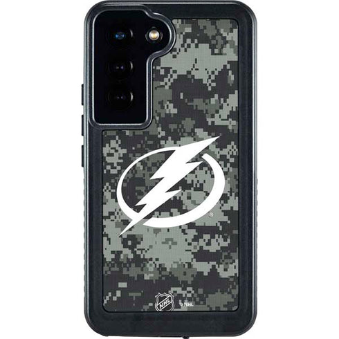 NHL Tampa Bay Lightning Camo Galaxy S23 Waterproof Case