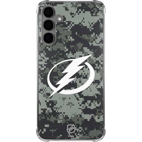 NHL Tampa Bay Lightning Camo Galaxy S24 Plus Clear Case
