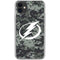 NHL Tampa Bay Lightning Camo iPhone 11 Clear Case