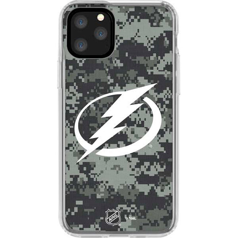 NHL Tampa Bay Lightning Camo iPhone 11 Pro Clear Case