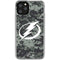 NHL Tampa Bay Lightning Camo iPhone 11 Pro Clear Case