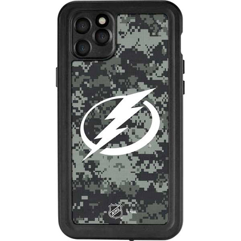 NHL Tampa Bay Lightning Camo iPhone 11 Pro Max Waterproof Case