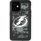 NHL Tampa Bay Lightning Camo iPhone 12 Mini Waterproof Case
