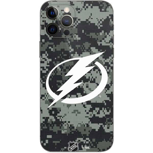 NHL Tampa Bay Lightning Camo iPhone 12 Pro Skin