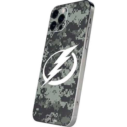 NHL Tampa Bay Lightning Camo iPhone 12 Pro Skin