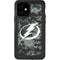 NHL Tampa Bay Lightning Camo iPhone 12 Waterproof Case