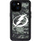 NHL Tampa Bay Lightning Camo iPhone 13 Mini Waterproof Case