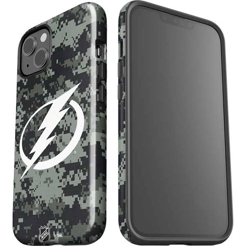 NHL Tampa Bay Lightning Camo iPhone 15 Plus Impact Case