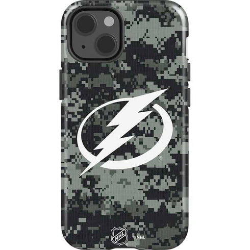NHL Tampa Bay Lightning Camo iPhone 15 Impact Case