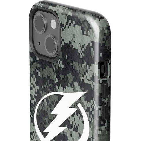 NHL Tampa Bay Lightning Camo iPhone 15 Impact Case