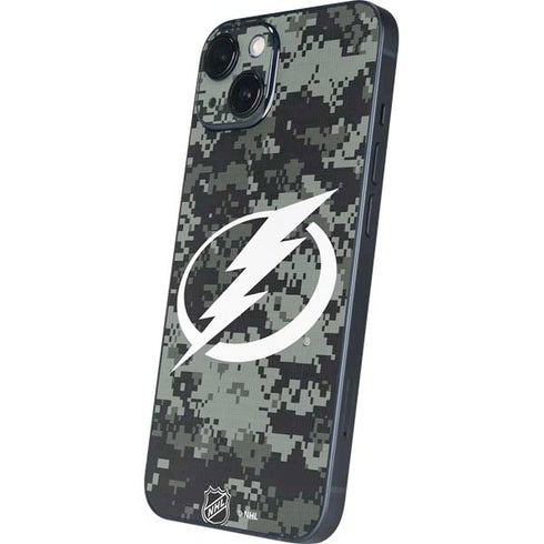 NHL Tampa Bay Lightning Camo iPhone 15 Plus Skin