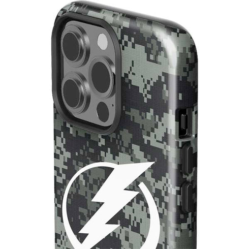 NHL Tampa Bay Lightning Camo iPhone 15 Pro Impact Case