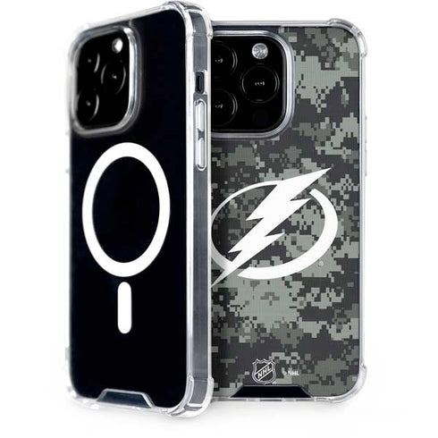 NHL Tampa Bay Lightning Camo iPhone 15 Pro MagSafe Case