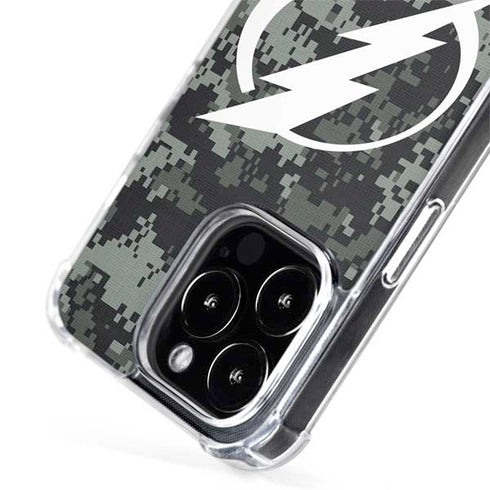 NHL Tampa Bay Lightning Camo iPhone 15 Pro MagSafe Case