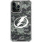 NHL Tampa Bay Lightning Camo iPhone 14 Pro Max Clear Case