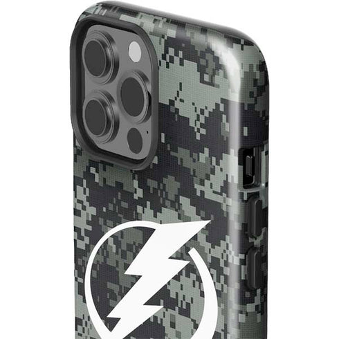 NHL Tampa Bay Lightning Camo iPhone 15 Pro Max Impact Case