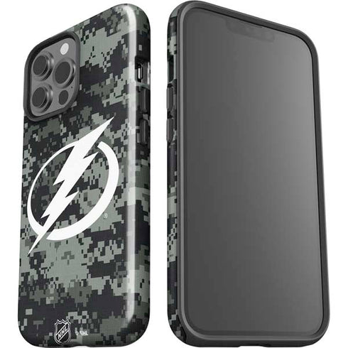 NHL Tampa Bay Lightning Camo iPhone 15 Pro Max Impact Case