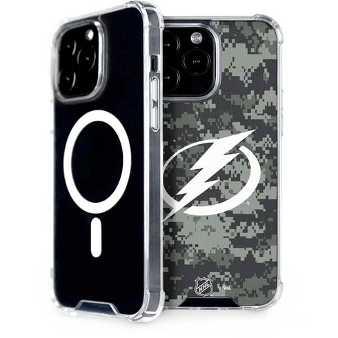 NHL Tampa Bay Lightning Camo iPhone 15 Pro Max MagSafe Case