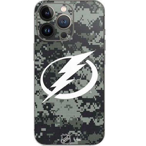 NHL Tampa Bay Lightning Camo iPhone 15 Pro Skin