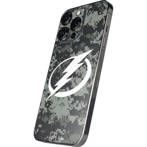 NHL Tampa Bay Lightning Camo iPhone 15 Pro Skin