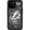 NHL Tampa Bay Lightning Camo iPhone 15 Waterproof Case