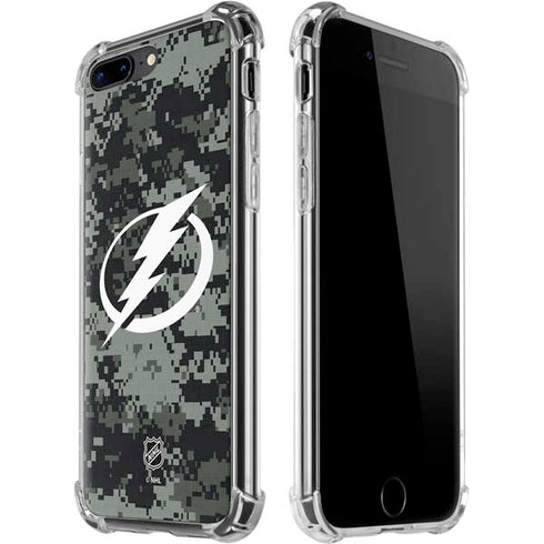 NHL Tampa Bay Lightning Camo iPhone 7/8 Plus Clear Case