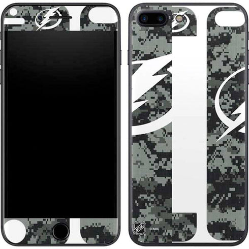 NHL Tampa Bay Lightning Camo iPhone 8 Plus Skin