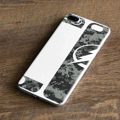 NHL Tampa Bay Lightning Camo iPhone 8 Plus Skin