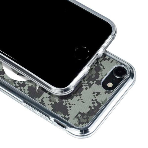 NHL Tampa Bay Lightning Camo iPhone SE (2nd & 3rd Gen) Clear Case