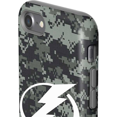 NHL Tampa Bay Lightning Camo iPhone SE (2nd & 3rd Gen) Pro Case