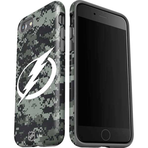 NHL Tampa Bay Lightning Camo iPhone SE (2nd & 3rd Gen) Pro Case