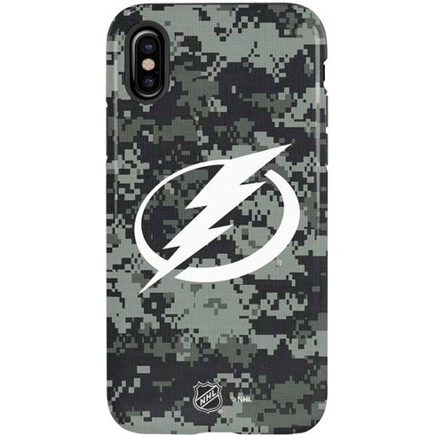 NHL Tampa Bay Lightning Camo iPhone X Pro Case