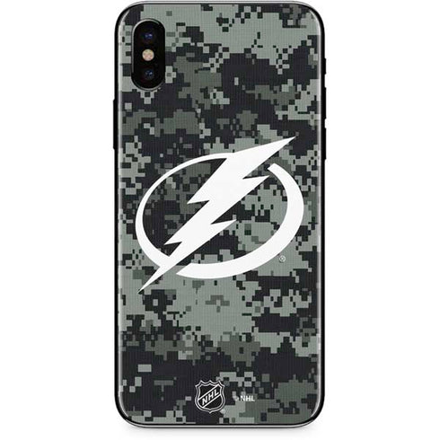 NHL Tampa Bay Lightning Camo iPhone X Skin