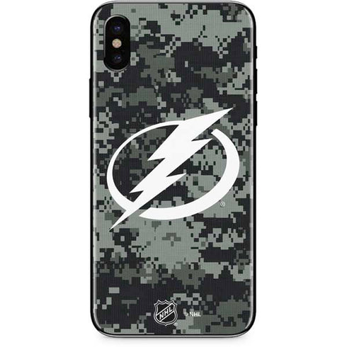 NHL Tampa Bay Lightning Camo iPhone XS Max Skin
