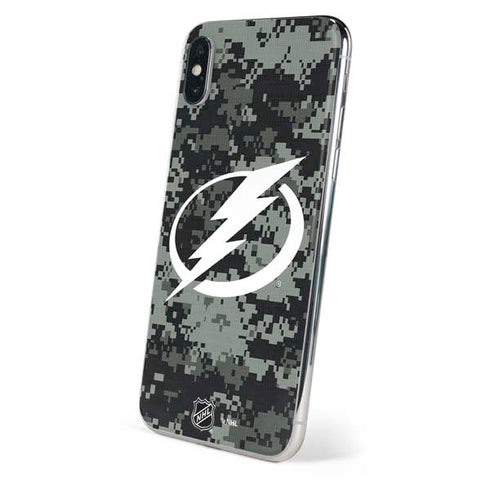NHL Tampa Bay Lightning Camo iPhone XS Max Skin