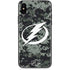 NHL Tampa Bay Lightning Camo iPhone XS Skin