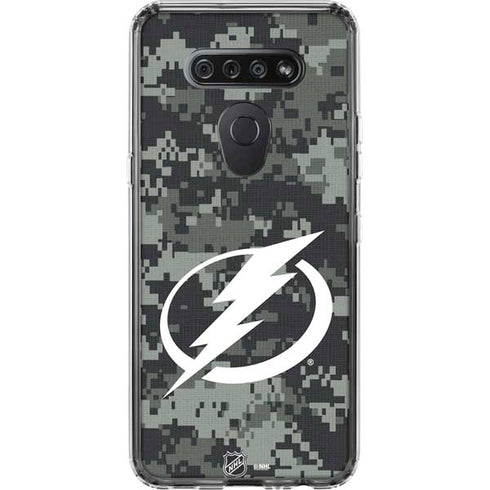 NHL Tampa Bay Lightning Camo LG K51/Q51 Clear Case