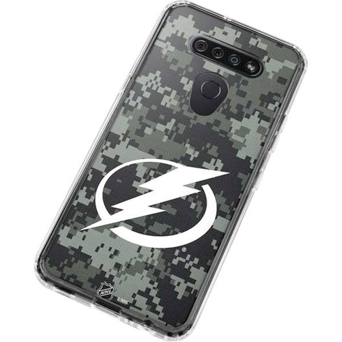NHL Tampa Bay Lightning Camo LG K51/Q51 Clear Case
