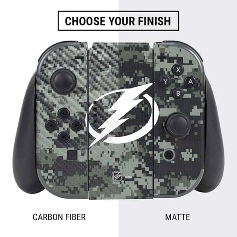 NHL Tampa Bay Lightning Camo Nintendo Switch Bundle Skin