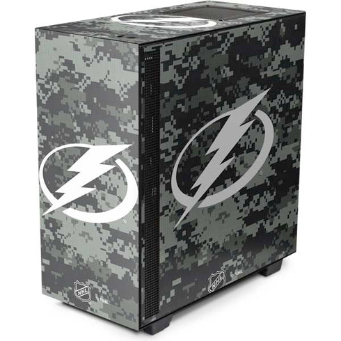 NHL Tampa Bay Lightning Camo NZXT H510 Compact ATX Mid-Tower Case Skin
