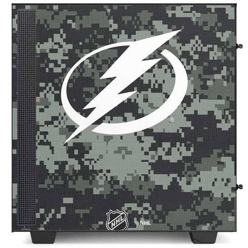 NHL Tampa Bay Lightning Camo NZXT H510 Compact ATX Mid-Tower Case Skin