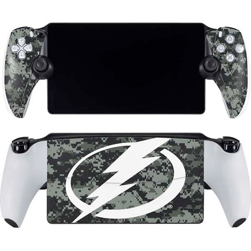 NHL Tampa Bay Lightning Camo PlayStation Portal Remote Player Skin