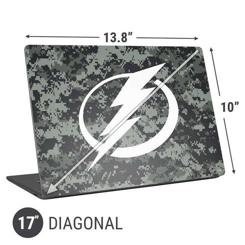 NHL Tampa Bay Lightning Camo Universal Laptop 17in (13.8 x 10in) Skin