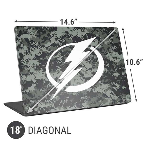 NHL Tampa Bay Lightning Camo Universal Laptop 18in (14.6 x 10.6in) Skin